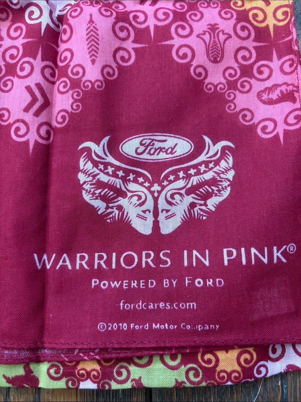 Ford Warriors in Pink scarves. Never worn. Lot of 2